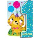 Kartka składana Karnet A5 z klapką roczek kotek A5 Henry (5905701487868) Henry