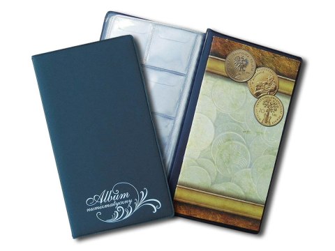 Klaser numizmatyczny Z NOTESEM czarny [mm:] 108x195 Warta (112-016) Warta