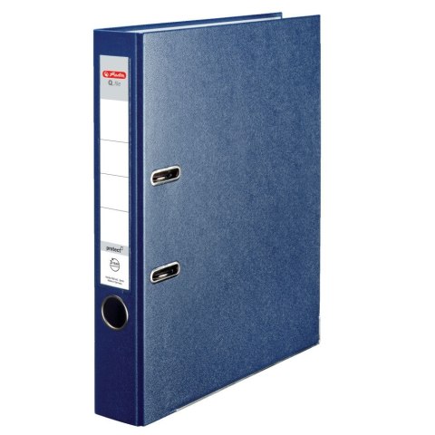Segregator dźwigniowy Q. file Standard 0011167483 A4 50mm niebieski Herlitz (300003089) Herlitz