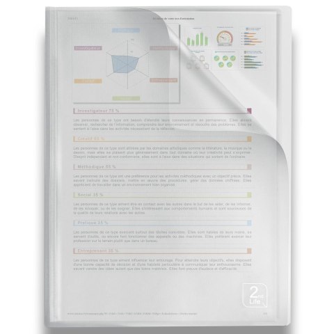 Teczka ofertowa 2nd Life A4 kolor: mix 20 kieszeni [mm:] 230x318 Oxford (400059341) Oxford