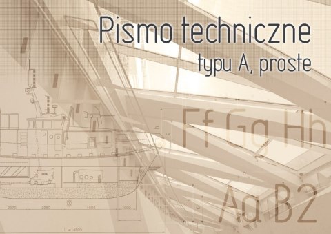 Blok do pisma technicznego pismo A proste A4 10k Kreska Kreska