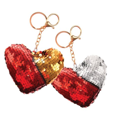 Brelok Serduszko cekiny dwustronne Arpex (WA3951) Arpex