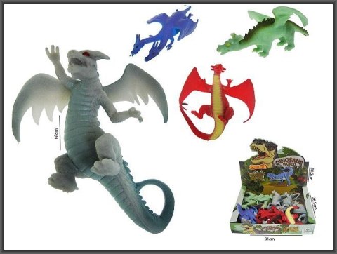 Figurka Smok rozciągliwy 4kol Hipo (HAB095) Hipo