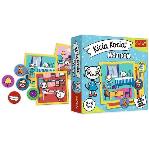Gra edukacyjna Kicia Kocia Mój Dom Mó dom Trefl (02055) Trefl