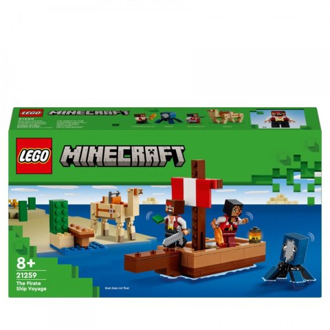 Klocki konstrukcyjne Minecraft Rejs statkiem pirackim Lego (21259) Lego