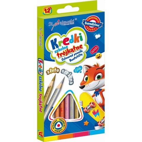 Kredki ołówkowe 12 kol. St.Majewski St.Majewski