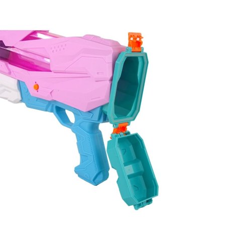 Pistolet na wodę 800 ml Różowy Zasięg 8 m Lean (13119) Lean