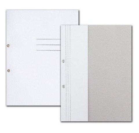 Skoroszyt A4 biały tektura bezkwasowa 250g Kieltech Kieltech