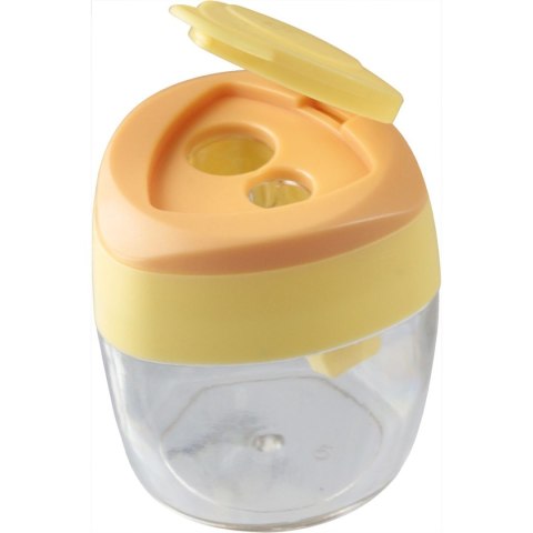 Temperówka plastikowa duża podwójna trójkatna Fun&Joy