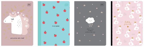 Zeszyt TRENDS GIRLS A5 16k. 70g krata Interdruk (ZE16KF#) Interdruk