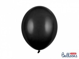 Balon gumowy Partydeco Strong Pastel Black 100 szt. czarny 300mm (SB14P-010) Partydeco