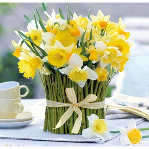 Kalendarz ścienny BUKIETY KWIATÓW WIELOPLANSZOWY 12K 320mm x 470mm Lucrum (RW14) Lucrum