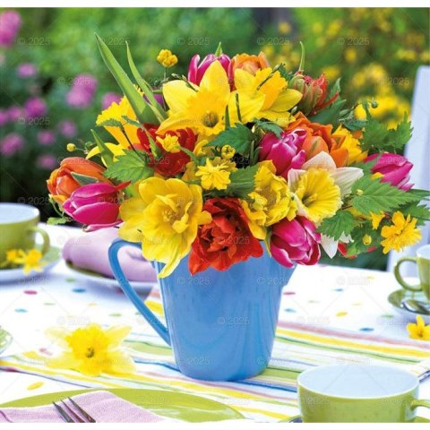 Kalendarz ścienny BUKIETY KWIATÓW WIELOPLANSZOWY 12K 320mm x 470mm Lucrum (RW14) Lucrum