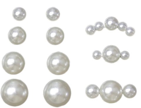 Kryształki Craft-Fun Series 82 sztuki perłowy Titanum (23mH03161) Titanum