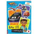 Książeczka edukacyjna Ameet Hot Wheels™. Baw się i naklejaj (STB 1601) Ameet