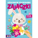 Książeczka edukacyjna Zielona Sowa Wielkanocne kolorowanki. Zajączki Zielona Sowa