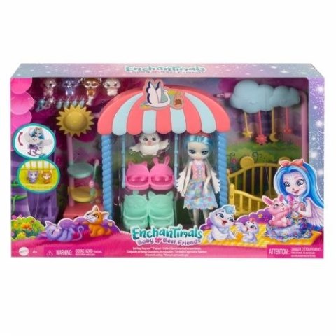 Lalka Mattel Enchantimals żłobek zwierzątek (HLH23) Mattel