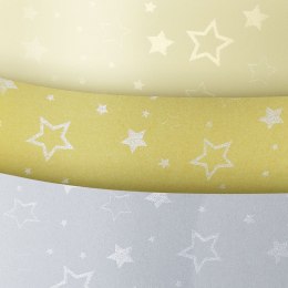 Papier ozdobny (wizytówkowy) stars srebrny A4 srebrny 220g Galeria Papieru (204305) Galeria Papieru