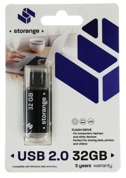 Pendrive Storange black 32GB (STORANPEN32GBBK2.0) Storange