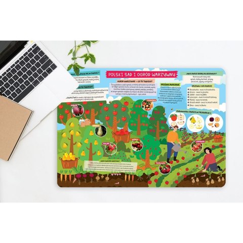 Podkład na biurko SAD, OGRÓD I WARZYWA mix PVC PCW Henry (5905701481477) Henry