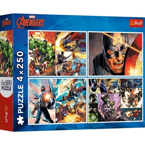 Puzzle Avengers 4x250 el. Trefl (13309) Trefl