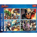 Puzzle Avengers 4x250 el. Trefl (13309) Trefl