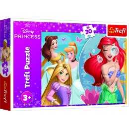 Puzzle Trefl Disney Princess Piękny dzień księżniczek 30 el. (18308) Trefl