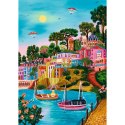 Puzzle Trefl The Art of Colour Premium Plus Siros, Grecja 1000 el. (10893) Trefl