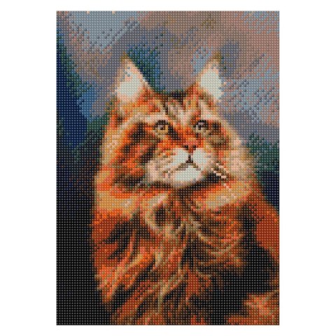 Zestaw kreatywny Diamentowa mozaika 30x40cm Kot Flamingo Line (TGD72734) Flamingo Line