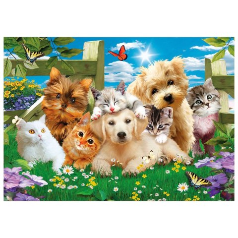 Zestaw kreatywny Diamentowa mozaika 30x40cm Psy i koty Flamingo Line (TBS01371-02(22)) Flamingo Line