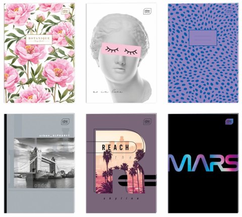 Zeszyt A4 80k. 70g linia Interdruk (ZEA480=) Interdruk