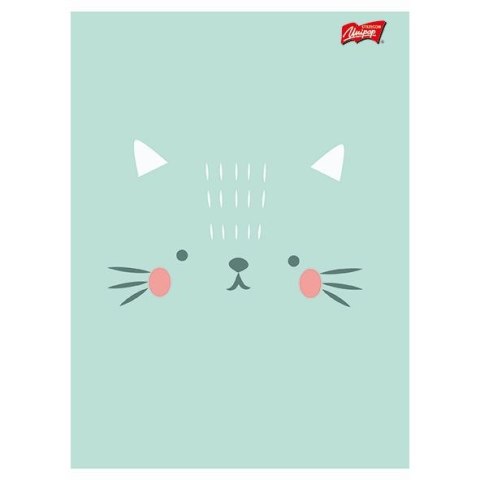 Zeszyt CUTE FACE A5 32k. krata Unipap Unipap