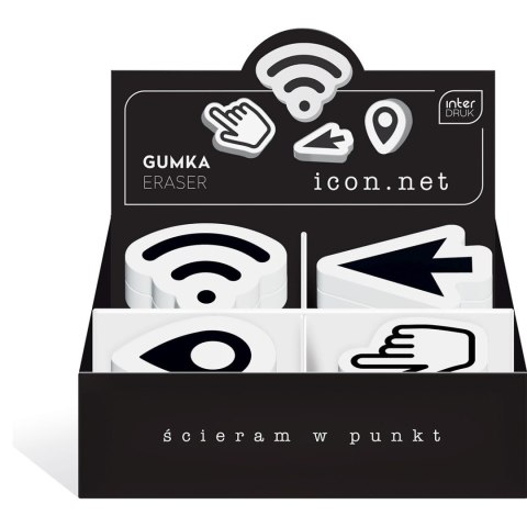Gumka do mazania ICON NET Interdruk (IGUMKAICON.N) Interdruk