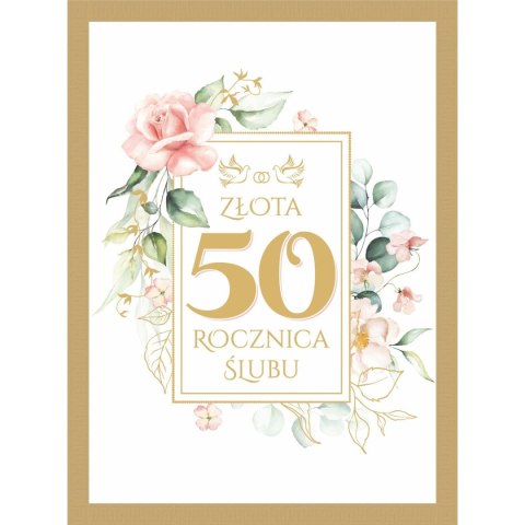 Kartka składana rocznica ślubu [mm:] 150x200 Art Nuvo (5901750510236) Art Nuvo