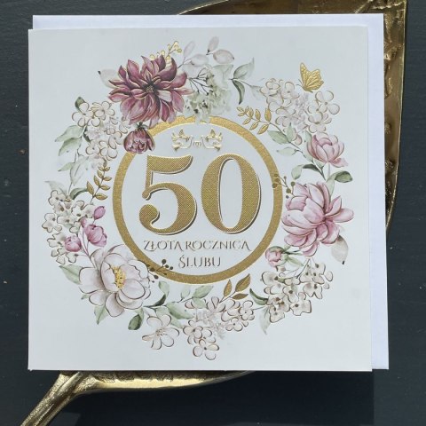 Kartka składana rocznica ślubu [mm:] 150x200 Art Nuvo (5901750510236) Art Nuvo