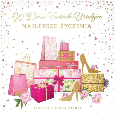 Kartka składana urodziny [mm:] 150x150 Art Nuvo (5902973358674) Art Nuvo