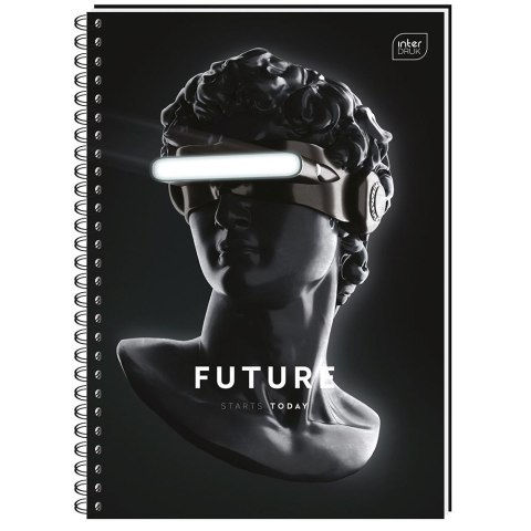 Kołozeszyt (kołonotatnik) A6 120k. krata Interdruk (KOŁOZA6120#) Interdruk