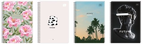 Kołozeszyt (kołonotatnik) A6 120k. krata Interdruk (KOŁOZA6120#) Interdruk