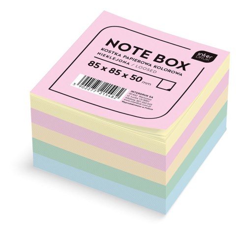 Kostka papierowa mix [mm:] 85x85x 50 Interdruk (KOSPAPFKNK5) Interdruk