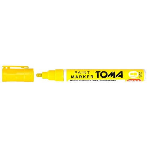 Marker olejowy wkład żółty neonowy 2,5mm okrągła końcówka Toma (TO-440 0 6) Toma
