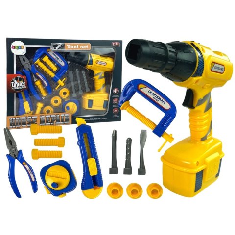 Narzędzia Zestaw Dla Majsterkowicza Wiertarka Na Baterie Lean (12143) Lean