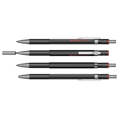 Ołówek automatyczny Rotring 300 czarny 2,0mm (1904729) Rotring