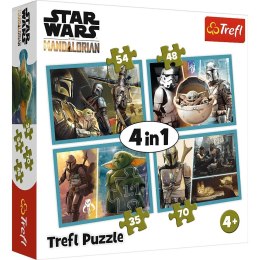 Puzzle Trefl Mandalorian 4w1 4w1 el. (34377) Trefl