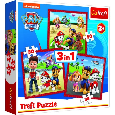 Puzzle Paw Patrol Wesołe pieski 100 el. Trefl (34867) Trefl
