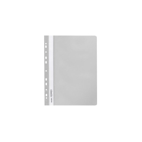 Skoroszyt PP zawieszany A4 siwy polipropylen PP Biurfol (SPP-02-07) Biurfol