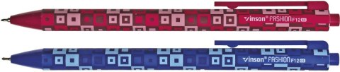 Długopis olejowy GRAPHIC F12 GRAFIKA wkład niebieski 0,5mm Vinson Vinson