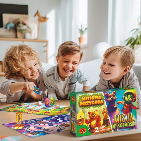 Gra planszowa Misiowa Przygoda / Misja w Kosmosie Alexander Alexander
