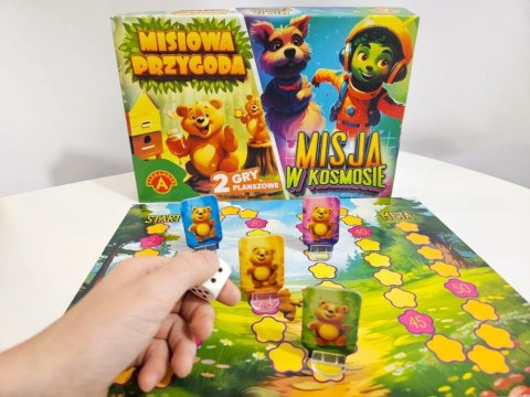 Gra planszowa Misiowa Przygoda / Misja w Kosmosie Alexander Alexander