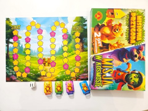 Gra planszowa Misiowa Przygoda / Misja w Kosmosie Alexander Alexander