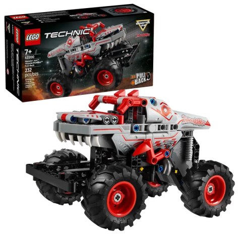 Klocki konstrukcyjne Technic Monster Jam™ ThunderROARus™ z napędem typu pull-back Lego (42200) Lego